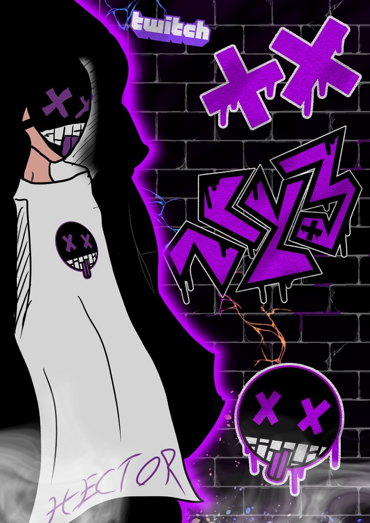 へくとるロゴシャツ(白)