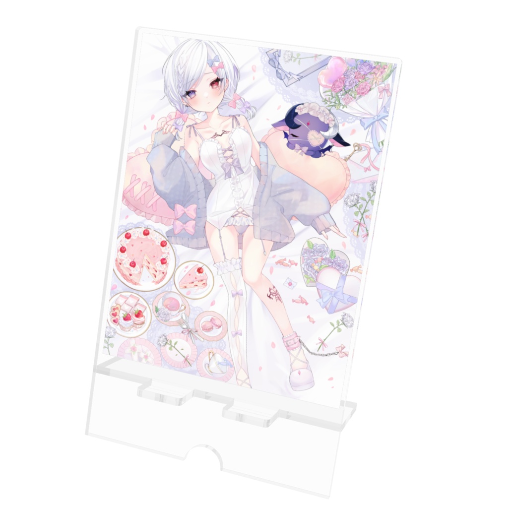 ～１周年記念～ 堕落ぴて新衣装グッズ【スマホスタンド】