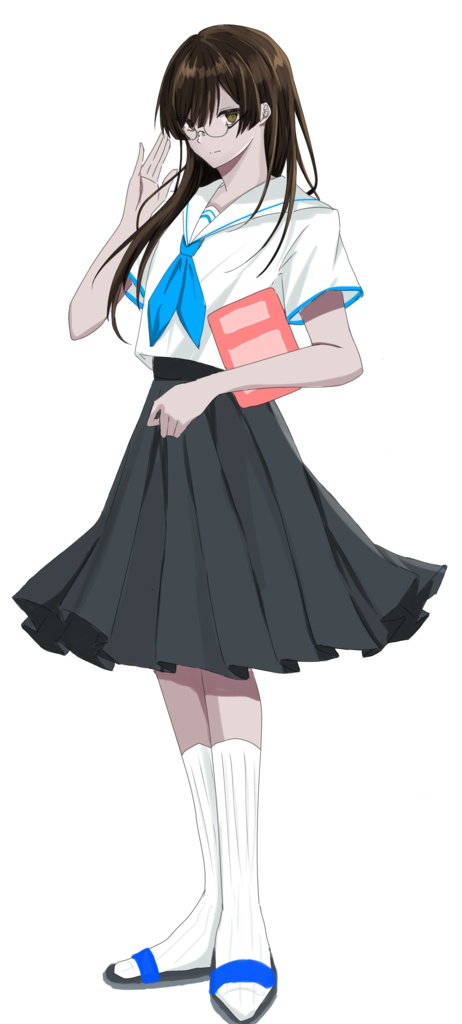 フリー立ち絵（優等生）