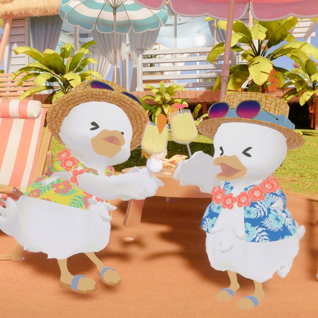 Vacation duck【MA、liltoon対応衣装、アニメーション付】