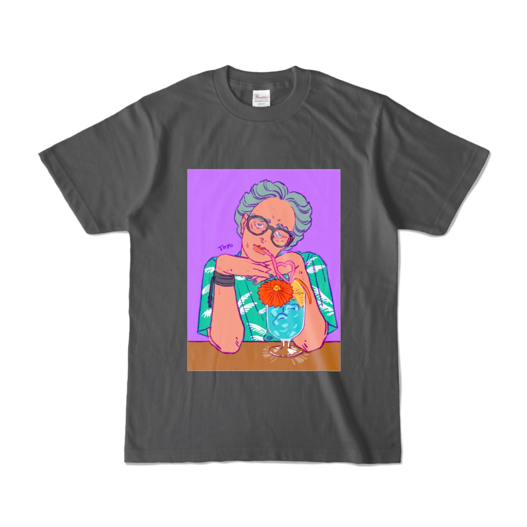Cocktail T-shirts (Charcoal)