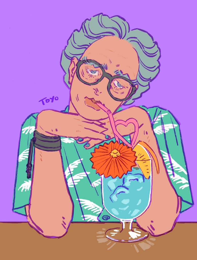 Cocktail T-shirts (Charcoal)