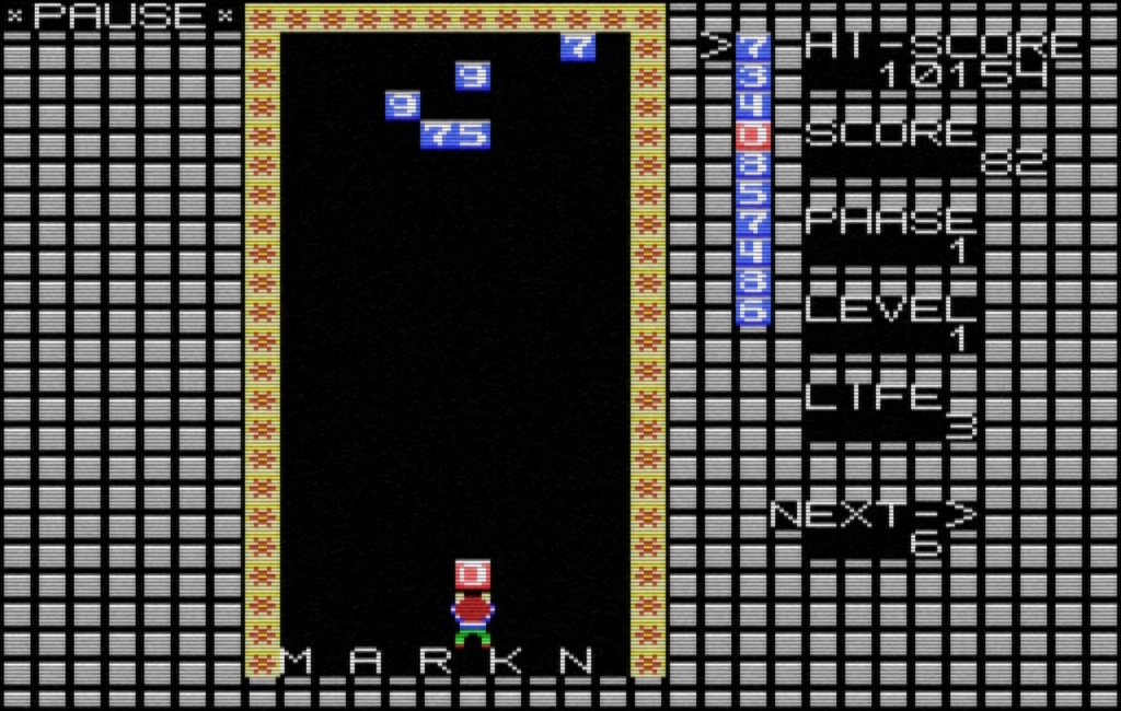 MSX2以降用パズルゲーム MARKN