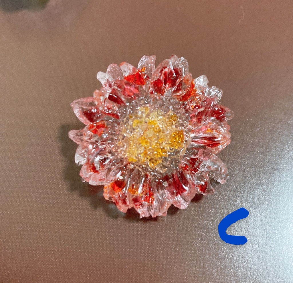 氷花のブローチ