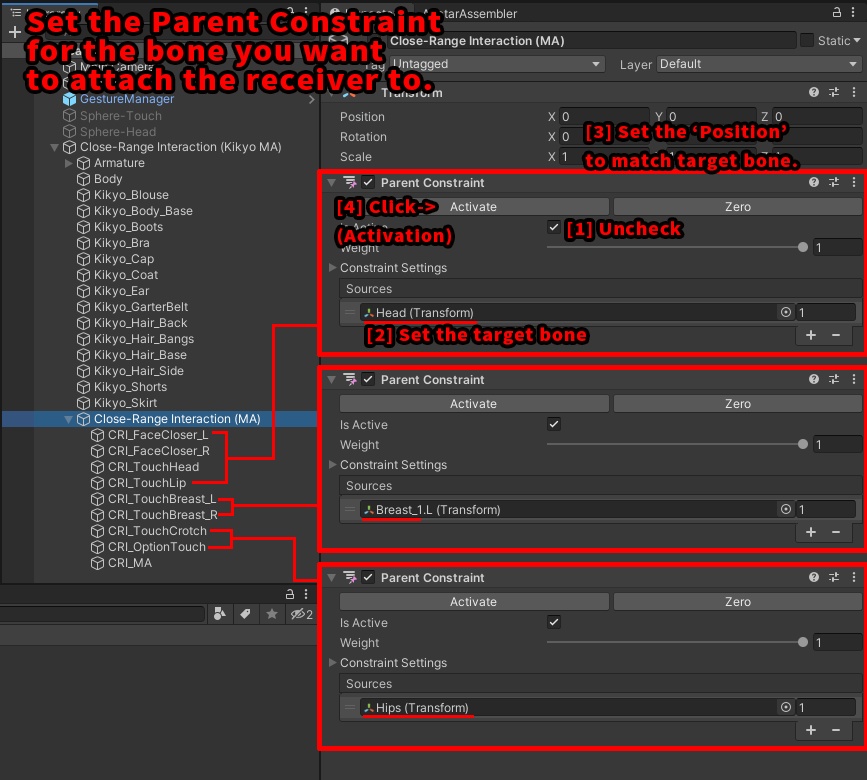[VRC] Close-Range Interaction (Touch Area Constraint) - Aparche ...