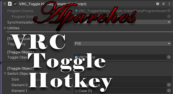 [VRC/Udon] Toggle Hotkey Script