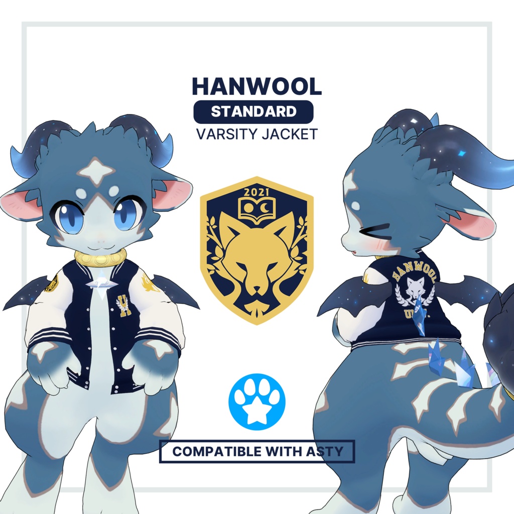 Hanwool Varsity Jacket for Lars&Asty