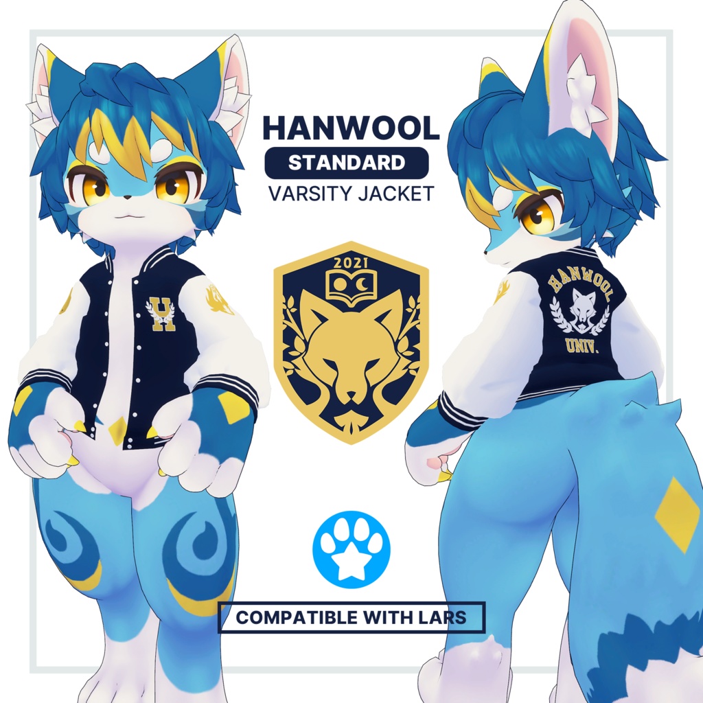 Hanwool Varsity Jacket for Lars&Asty