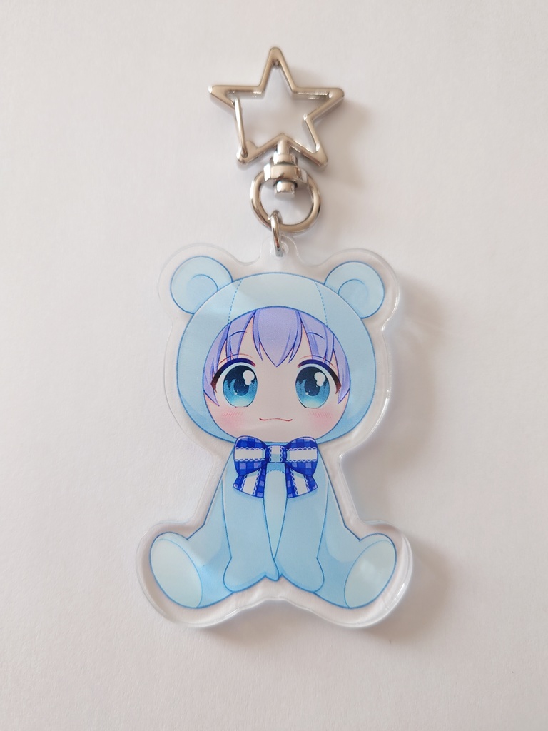 【非公式】くまのきぐるみちーちゃん・アクリルキーホルダー