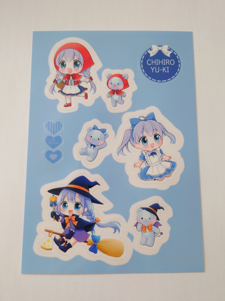 【非公式】ちーちゃん・ハーフカットシール