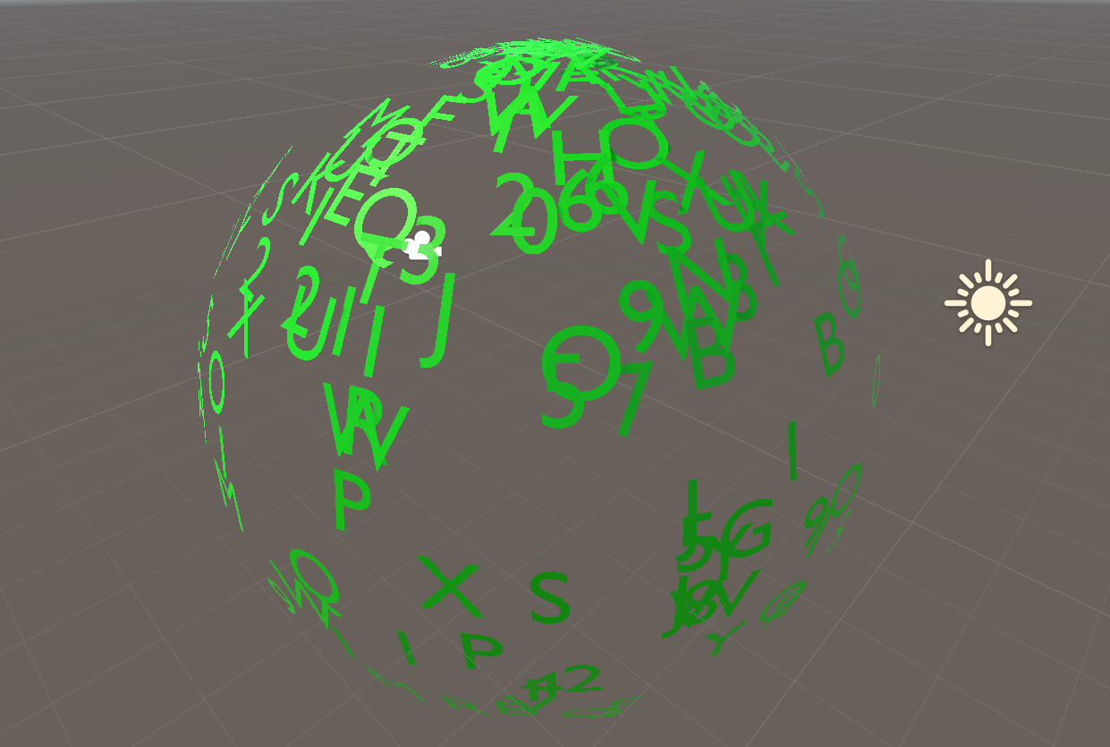 デジタルテキストボール　(Digital Text Ball)