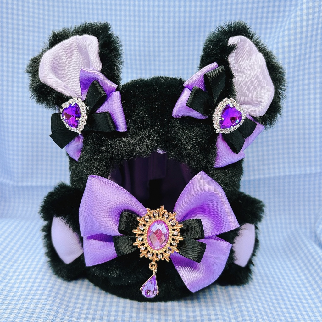 🧸ふわふわキュートなおすわりきぐるみ【おててちまっとver.くま】🧸/フォゼ・10~12cmぬい対応