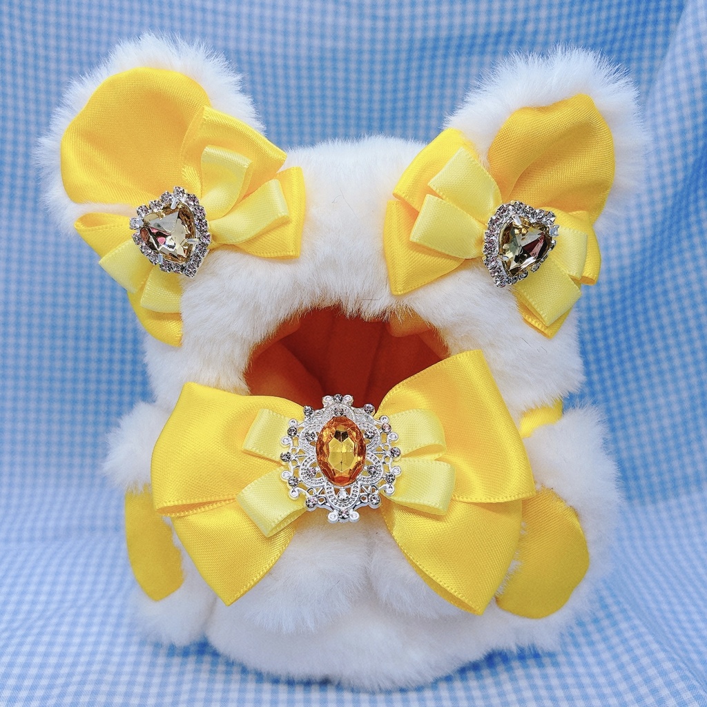 🧸ふわふわキュートなおすわりきぐるみ【おててちまっとver.くま】🧸/フォゼ・10~12cmぬい対応