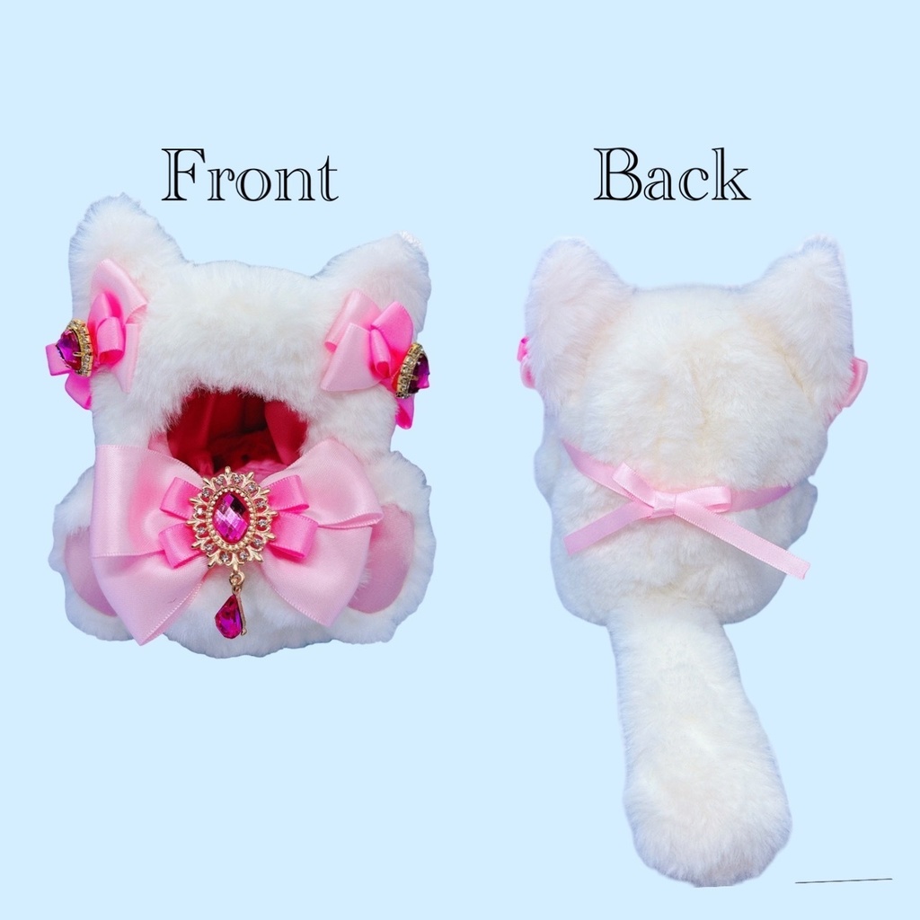 🐱ふわふわキュートなおすわりきぐるみ【おててちまっとver.ねこ】🐱/フォゼ・10~12cmぬい対応