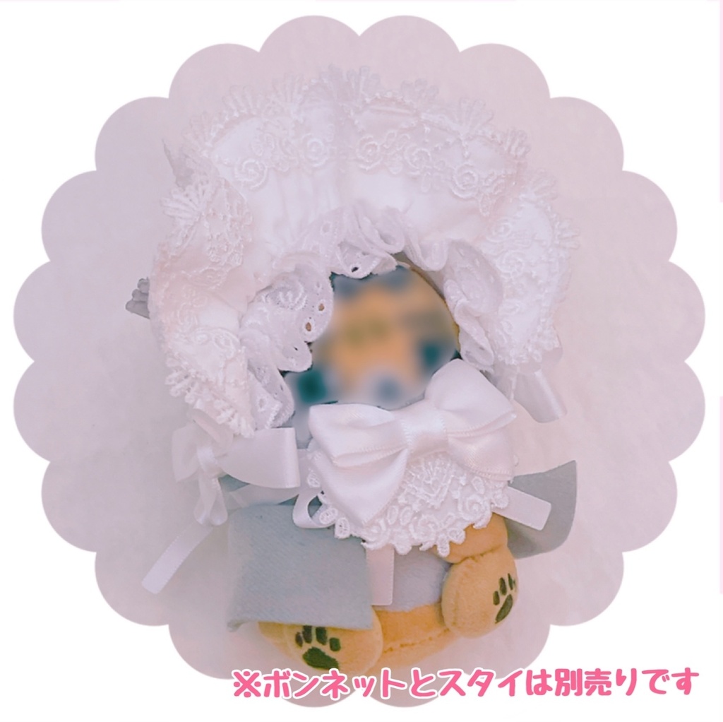 🌹Classical Roseボンネット&スタイ&リボン🌹