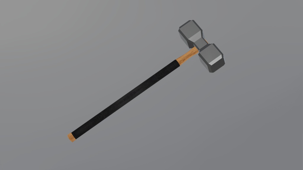 【22' 7/15更新】クリエイトハンマー【VRchat向け3Dモデル】