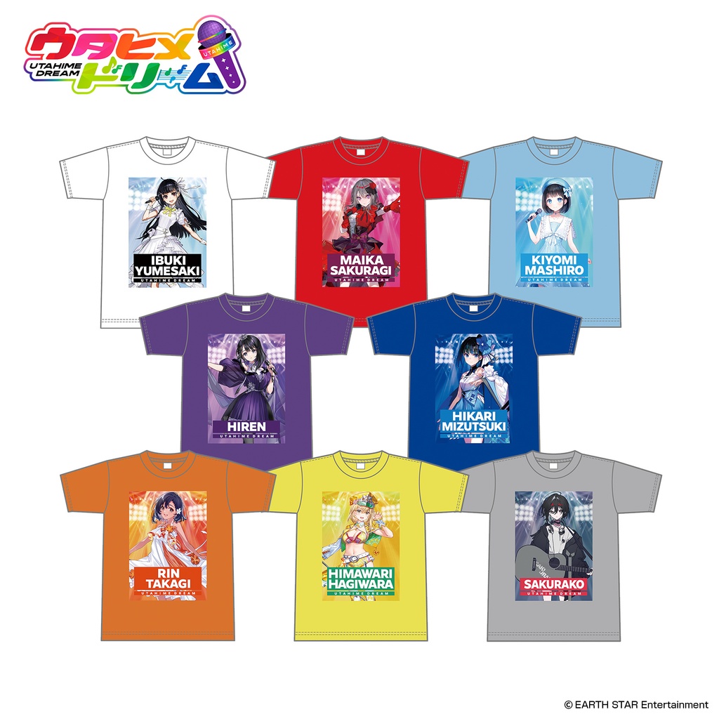 【事後通販】キャラクター応援Tシャツ 全8種