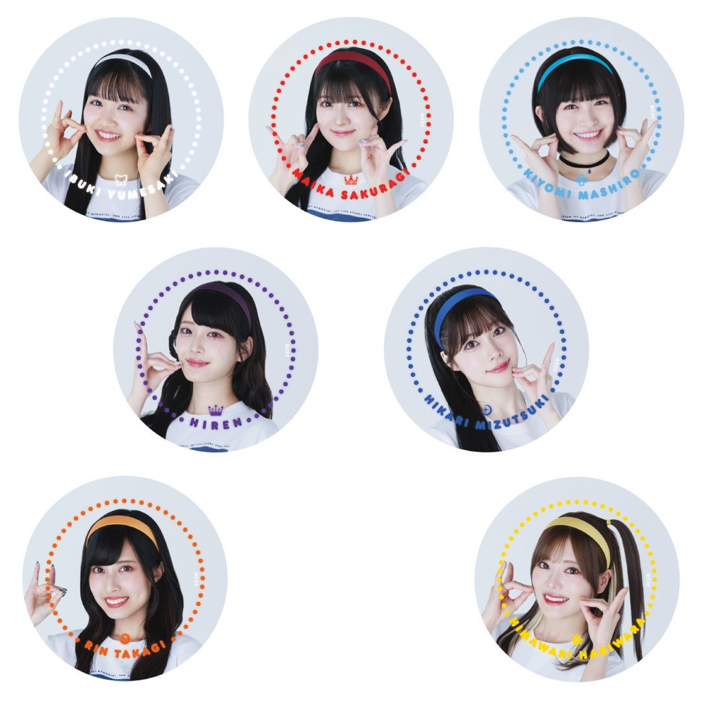 「2ndライブ『見たいの満天のペンライト』」トレーディング缶バッジ(全7種) 