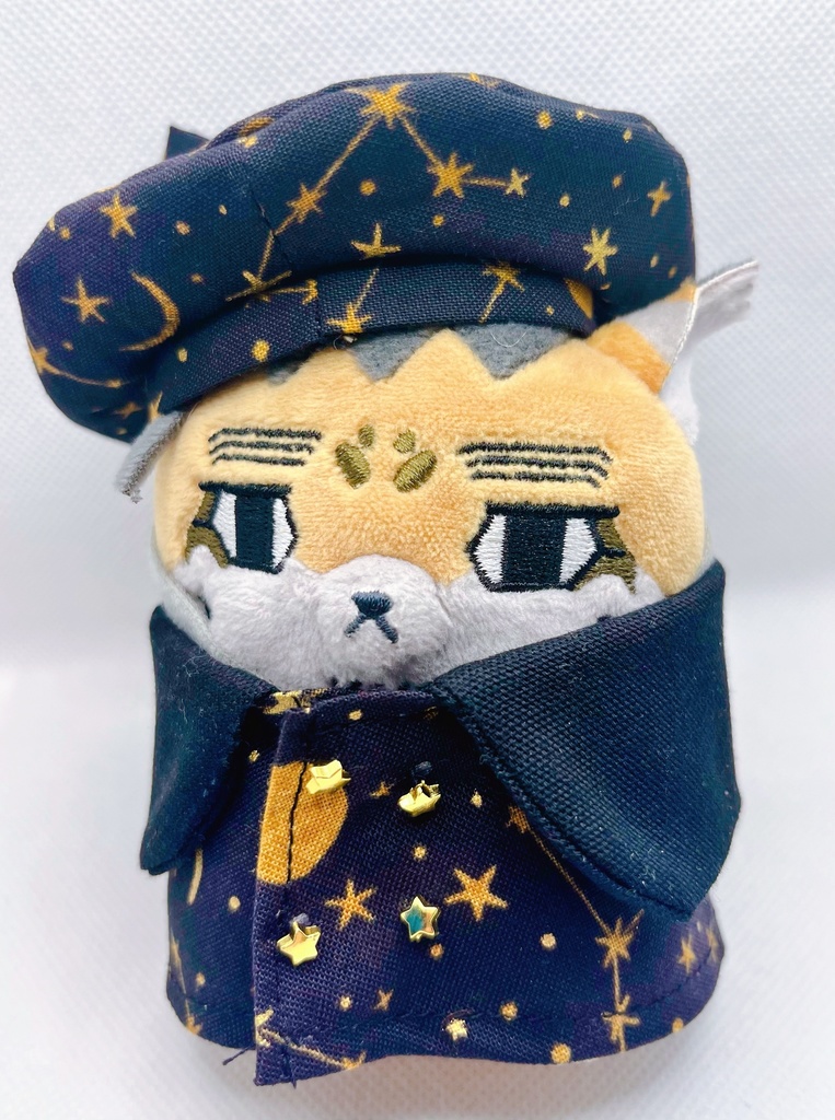 きらきら星　コート&ベレー帽　（ぶらっく）
