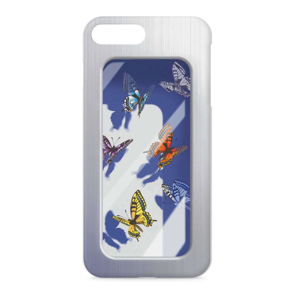 butterflies in the case for iPhone 8 Plus / 7 Plus 正面印刷