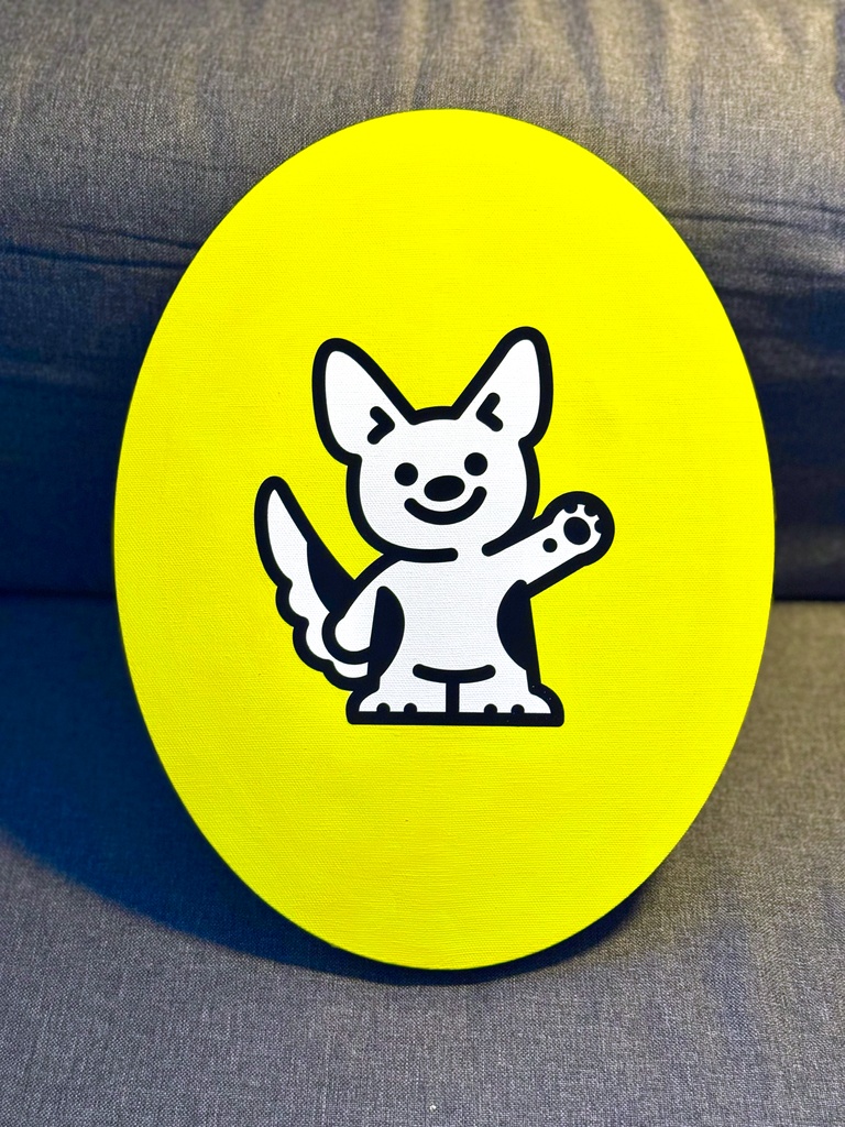 COGIちゃんオーバルキャンバス