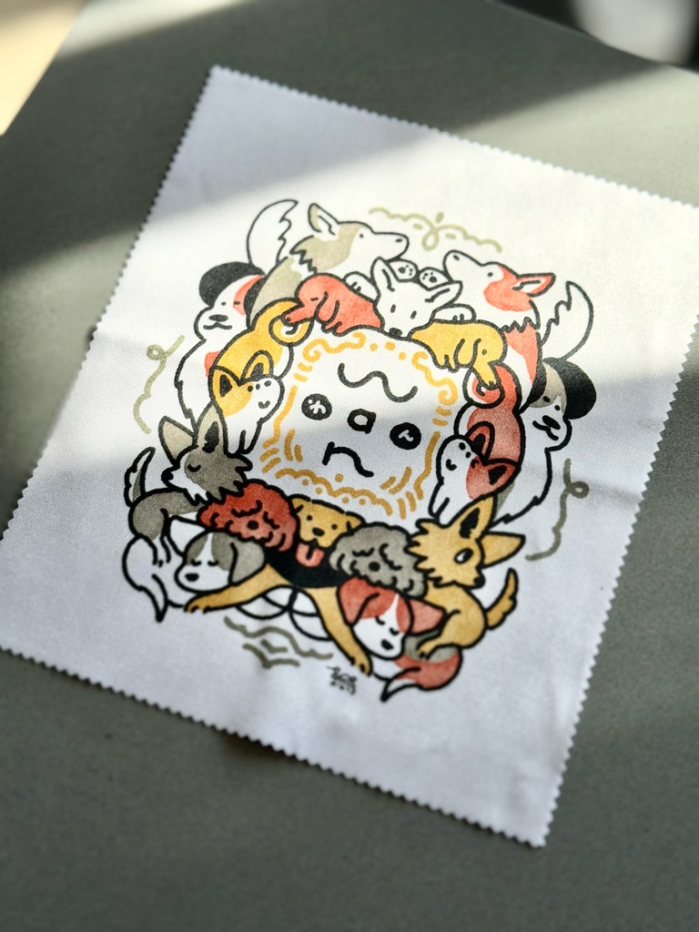 わんメガネ拭き