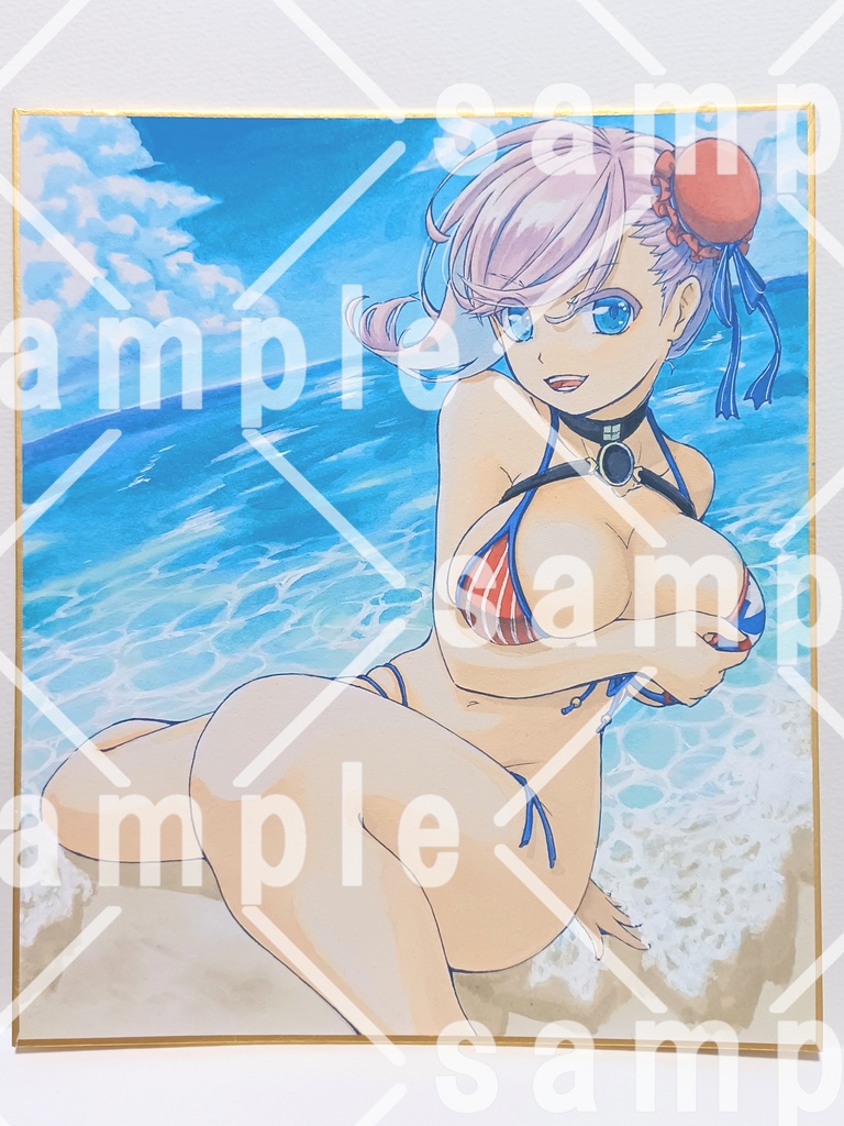 色紙イラスト FGO 宮本武蔵