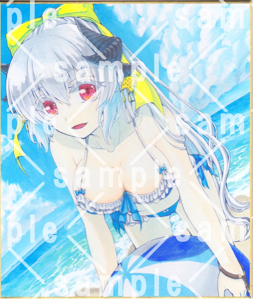 色紙イラスト　FGO　清姫