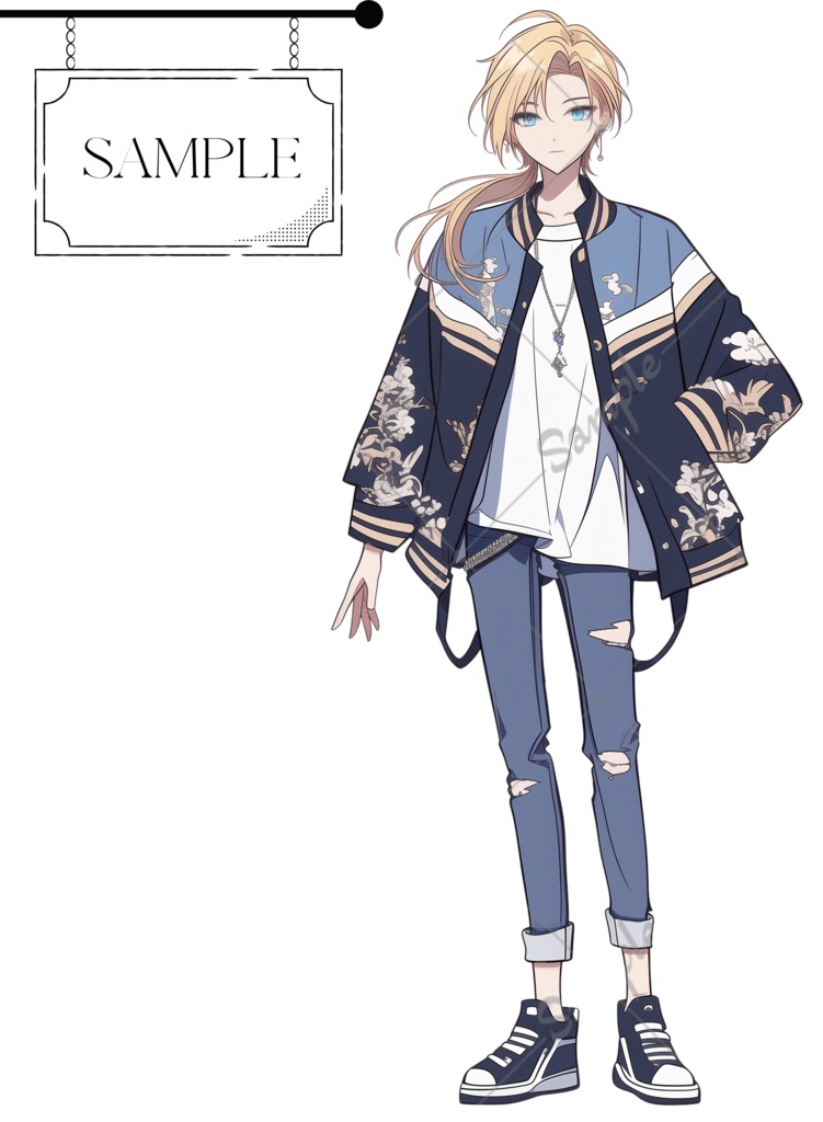 立ち絵素材2 男性 私服