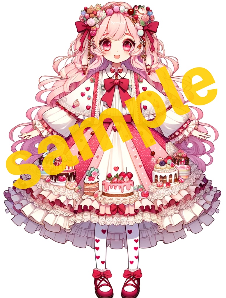 スイーツの夢見るお姫様 IRIAM立ち絵 스위츠의 꿈을 꾸는 공주님 IRIAM 서 있는 그림