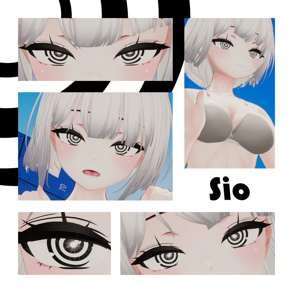 100 followers GIFT ! [6 Avatars] Spirale Eye Texture 缩略图 7