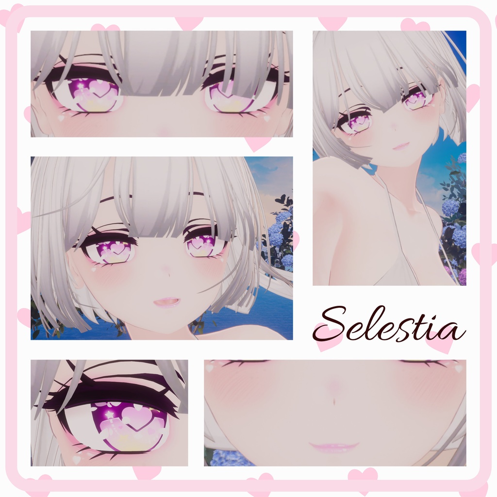 [10 Avatars] Petit Cœur Eyes and Make Up Textures 缩略图 2