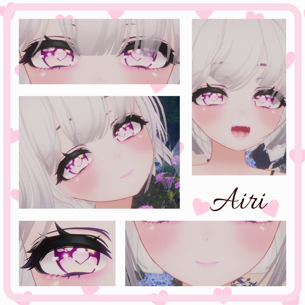 [10 Avatars] Petit Cœur Eyes and Make Up Textures 缩略图 20