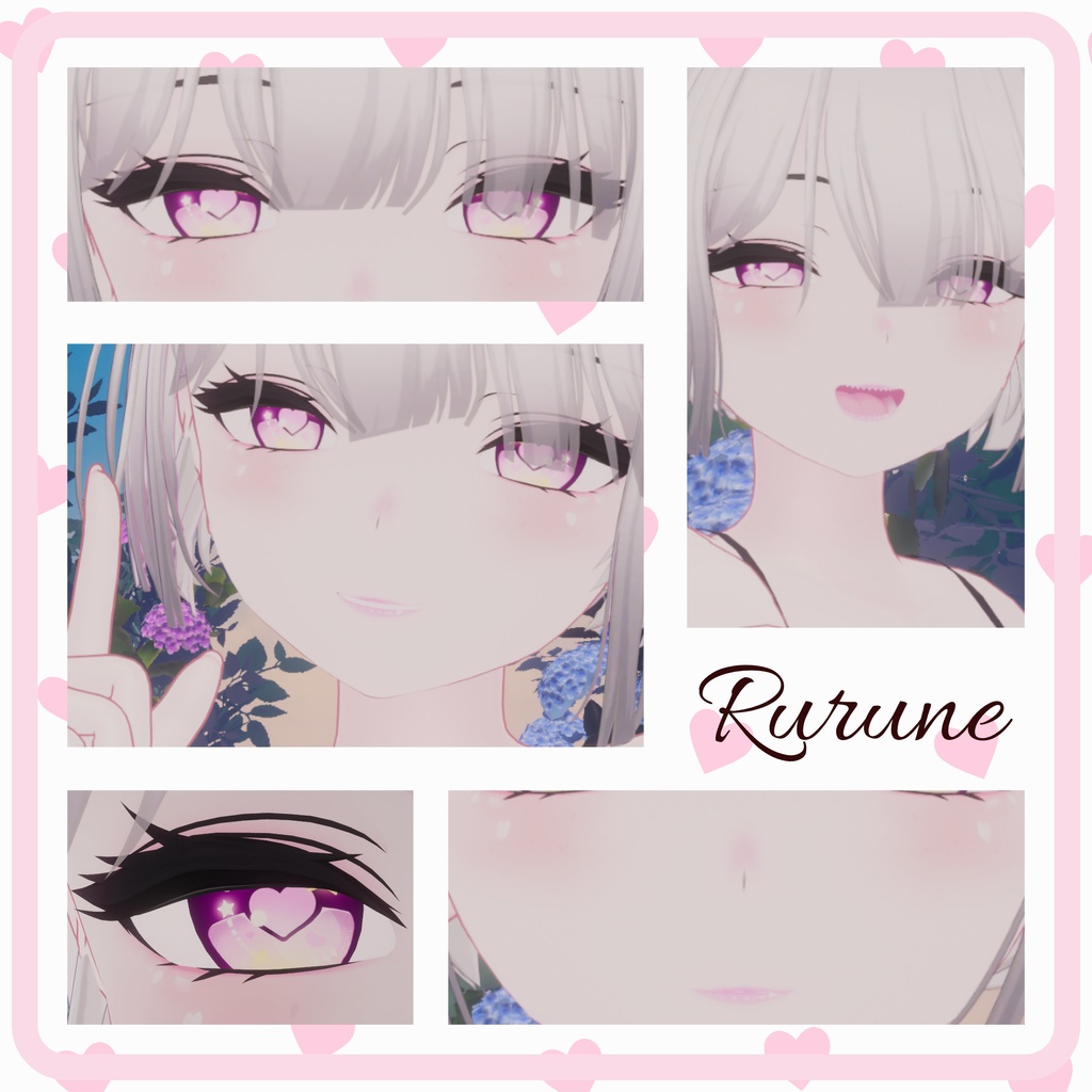 [10 Avatars] Petit Cœur Eyes and Make Up Textures 缩略图 16