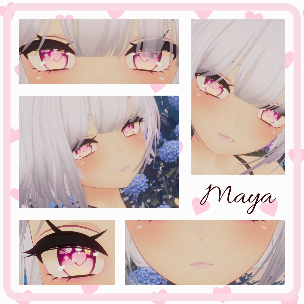[10 Avatars] Petit Cœur Eyes and Make Up Textures 缩略图 18