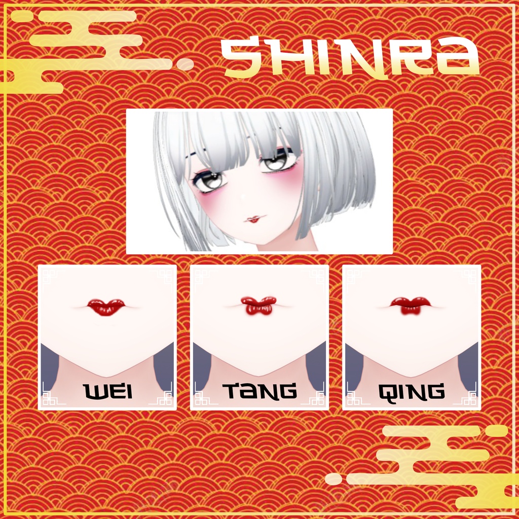 [9 Avatars] Chinese Dynasties Eyes and MakeUp Textures 缩略图 16