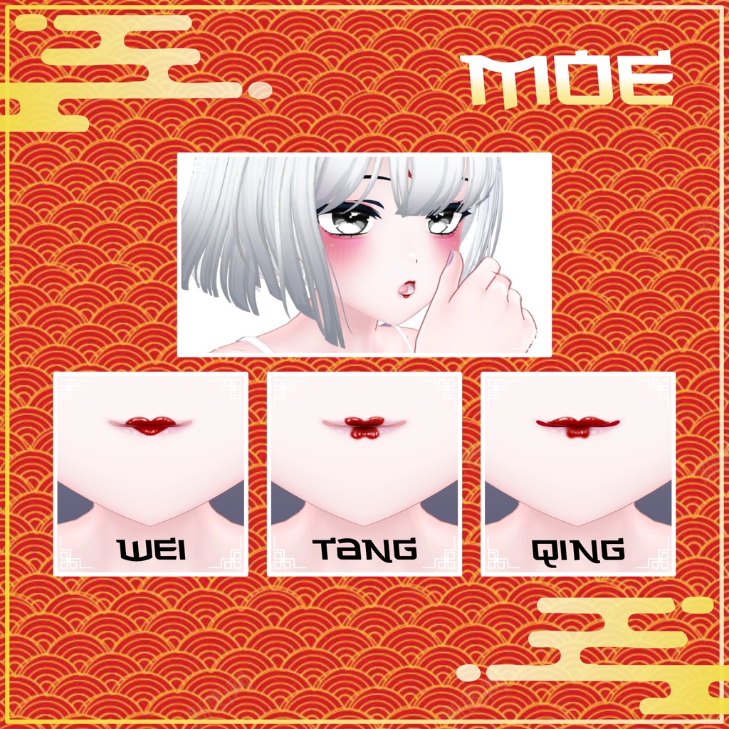 [9 Avatars] Chinese Dynasties Eyes and MakeUp Textures 缩略图 10