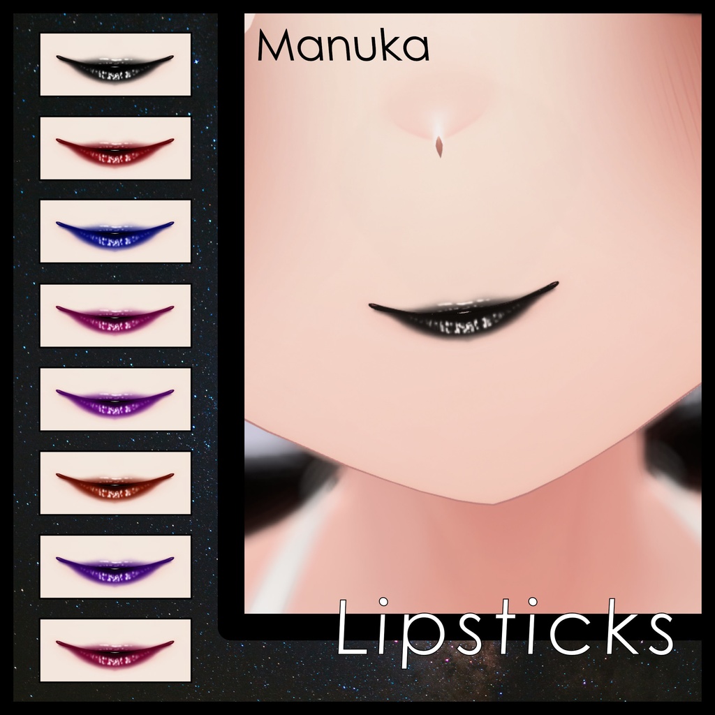 Update [Cazalis / カザリス] [Misaki / 海咲] [Mayo / まよ] [Kumaly / クマリ] [Euphorika / ユーフォリカ] ! [21 Avatars] Void Bringer Eyes and Make Up Textures 缩略图 9