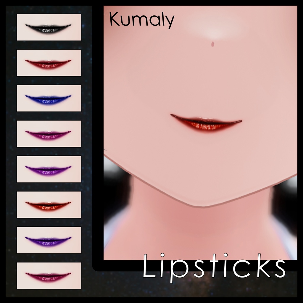 Update [Cazalis / カザリス] [Misaki / 海咲] [Mayo / まよ] [Kumaly / クマリ] [Euphorika / ユーフォリカ] ! [21 Avatars] Void Bringer Eyes and Make Up Textures 缩略图 33