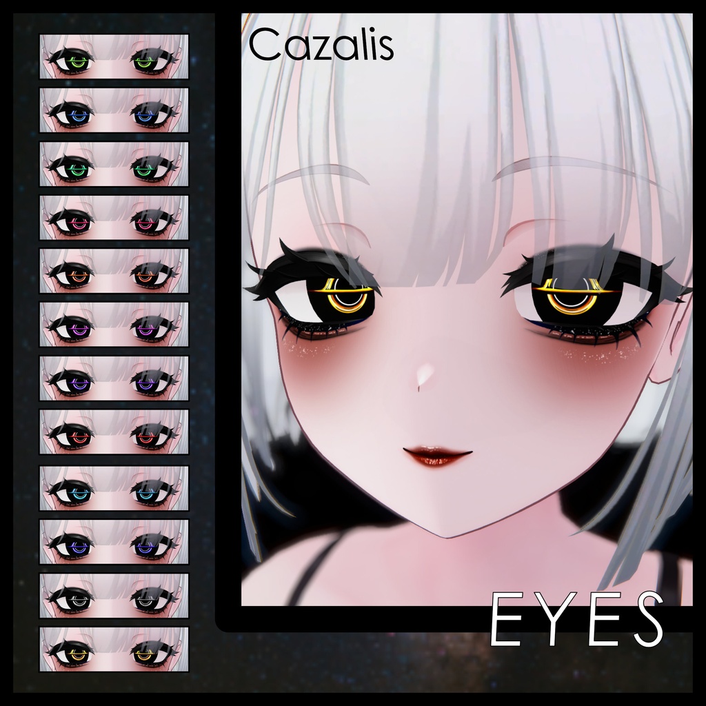 Update [Cazalis / カザリス] [Misaki / 海咲] [Mayo / まよ] [Kumaly / クマリ] [Euphorika / ユーフォリカ] ! [21 Avatars] Void Bringer Eyes and Make Up Textures 缩略图 42