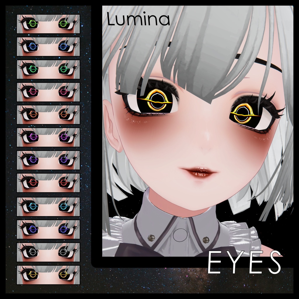 Update [Cazalis / カザリス] [Misaki / 海咲] [Mayo / まよ] [Kumaly / クマリ] [Euphorika / ユーフォリカ] ! [21 Avatars] Void Bringer Eyes and Make Up Textures 缩略图 28