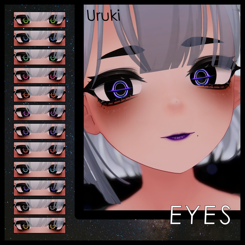 Update [Cazalis / カザリス] [Misaki / 海咲] [Mayo / まよ] [Kumaly / クマリ] [Euphorika / ユーフォリカ] ! [21 Avatars] Void Bringer Eyes and Make Up Textures 缩略图 24