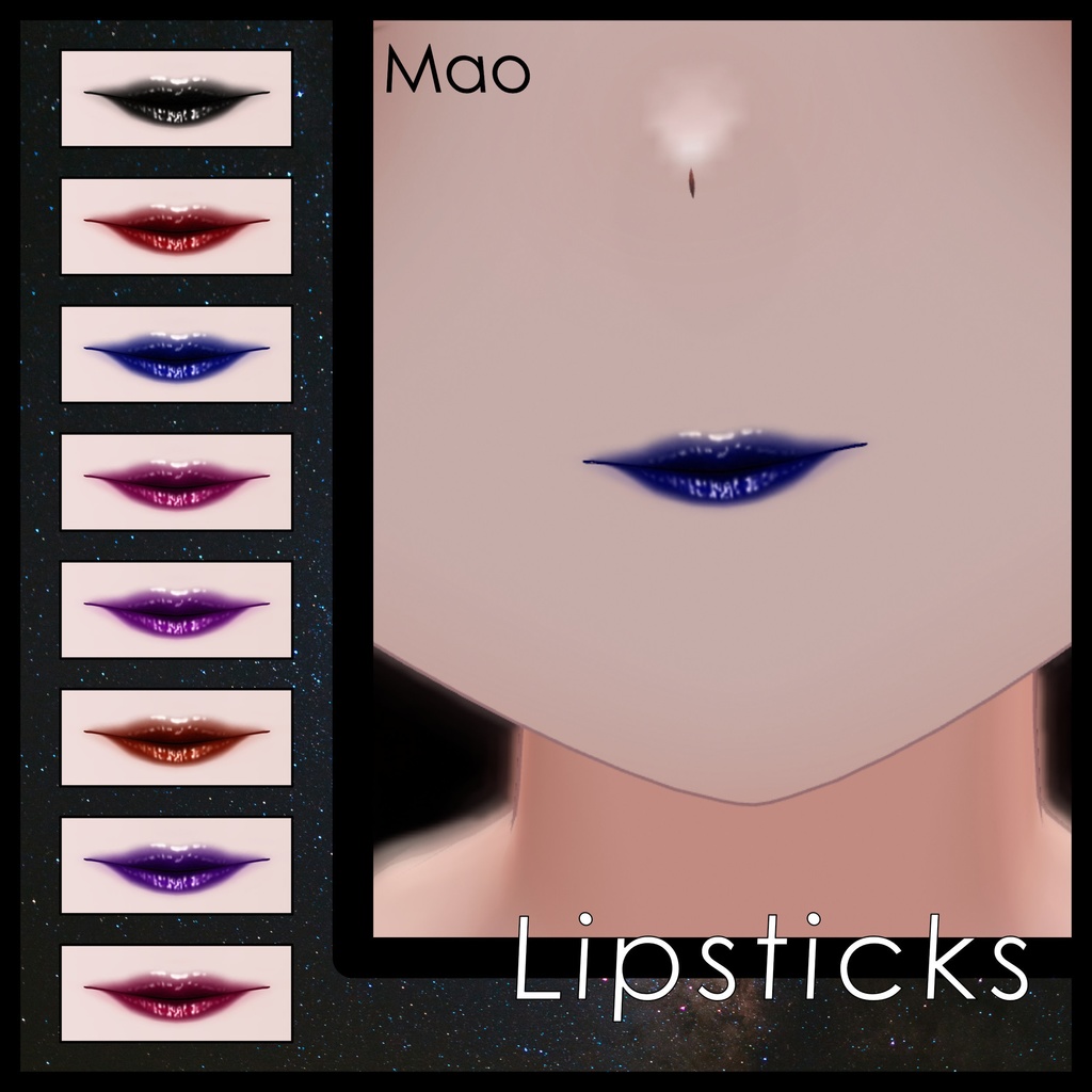 Update [Cazalis / カザリス] [Misaki / 海咲] [Mayo / まよ] [Kumaly / クマリ] [Euphorika / ユーフォリカ] ! [21 Avatars] Void Bringer Eyes and Make Up Textures 缩略图 11
