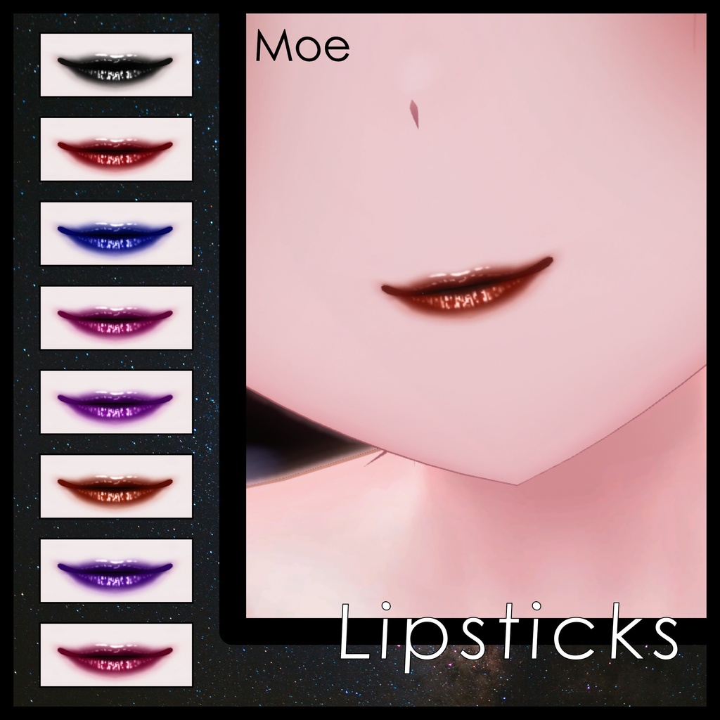 Update [Cazalis / カザリス] [Misaki / 海咲] [Mayo / まよ] [Kumaly / クマリ] [Euphorika / ユーフォリカ] ! [21 Avatars] Void Bringer Eyes and Make Up Textures 缩略图 15
