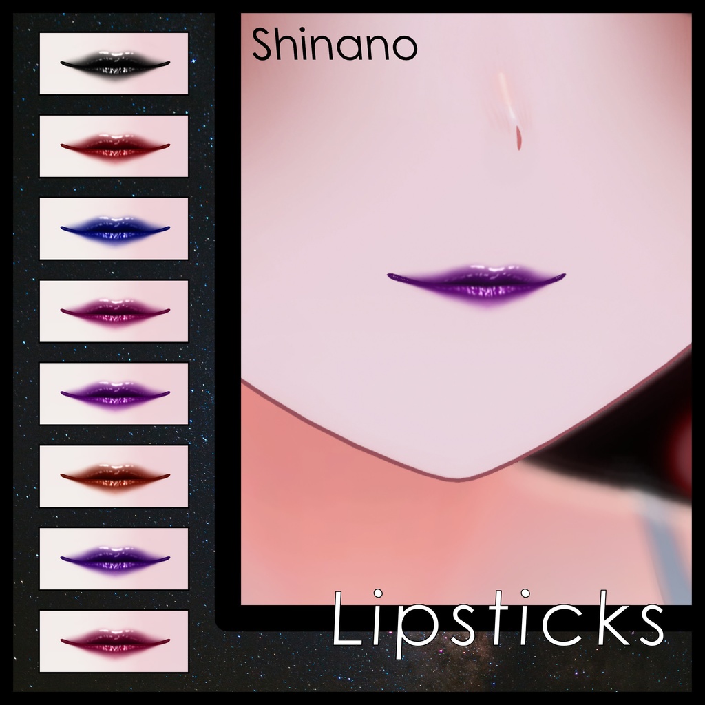 Update [Cazalis / カザリス] [Misaki / 海咲] [Mayo / まよ] [Kumaly / クマリ] [Euphorika / ユーフォリカ] ! [21 Avatars] Void Bringer Eyes and Make Up Textures 缩略图 19