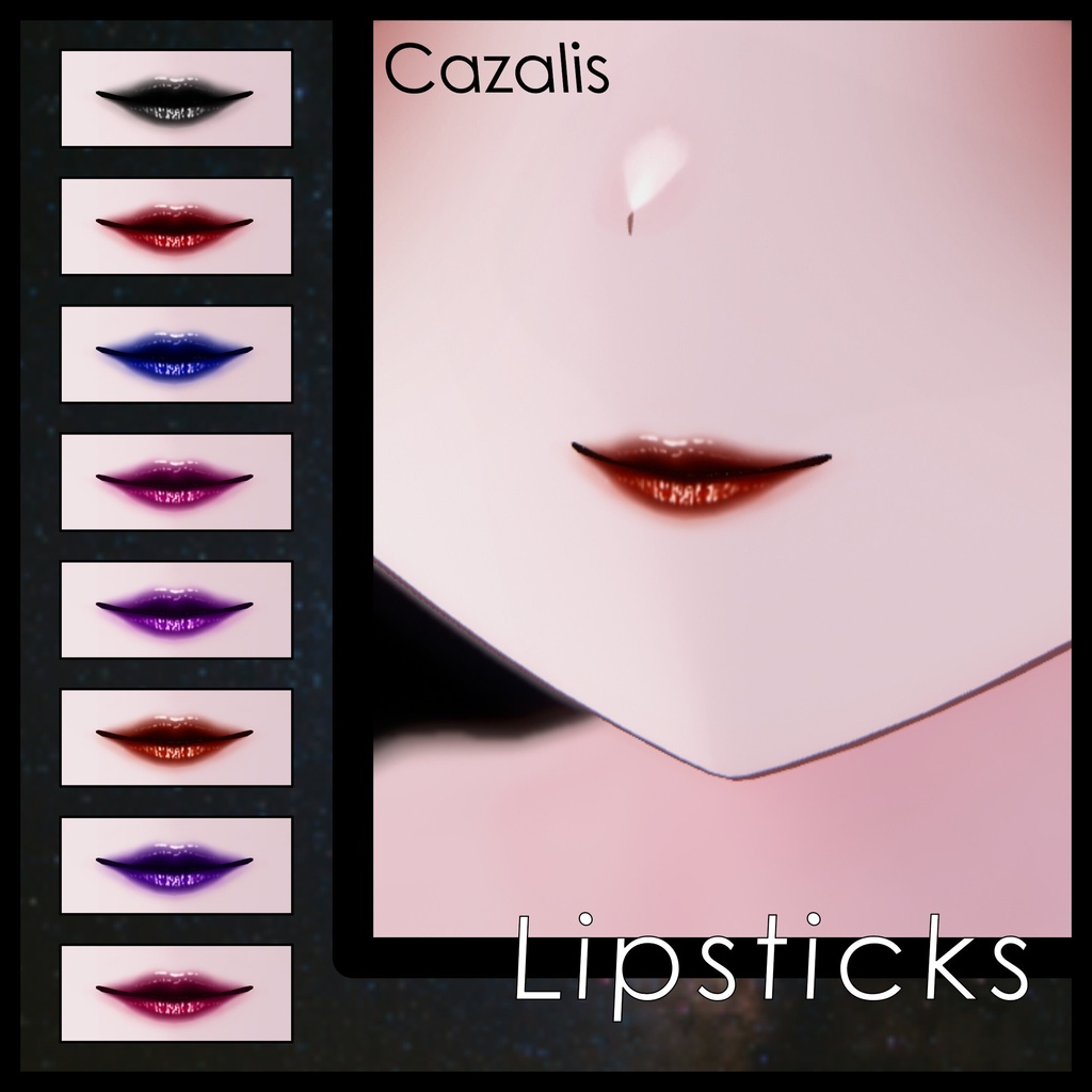 Update [Cazalis / カザリス] [Misaki / 海咲] [Mayo / まよ] [Kumaly / クマリ] [Euphorika / ユーフォリカ] ! [21 Avatars] Void Bringer Eyes and Make Up Textures 缩略图 43