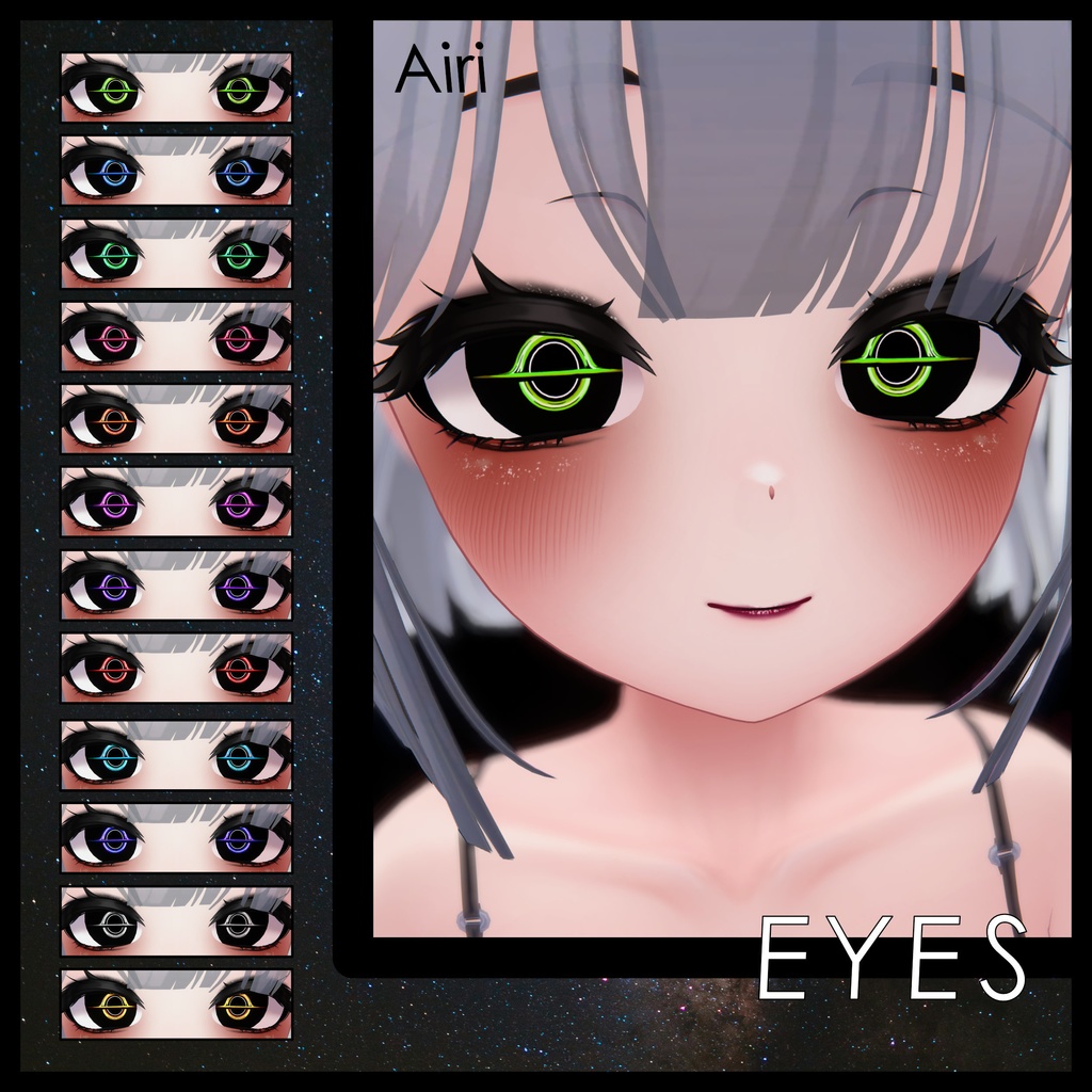 Update [Cazalis / カザリス] [Misaki / 海咲] [Mayo / まよ] [Kumaly / クマリ] [Euphorika / ユーフォリカ] ! [21 Avatars] Void Bringer Eyes and Make Up Textures 缩略图 2
