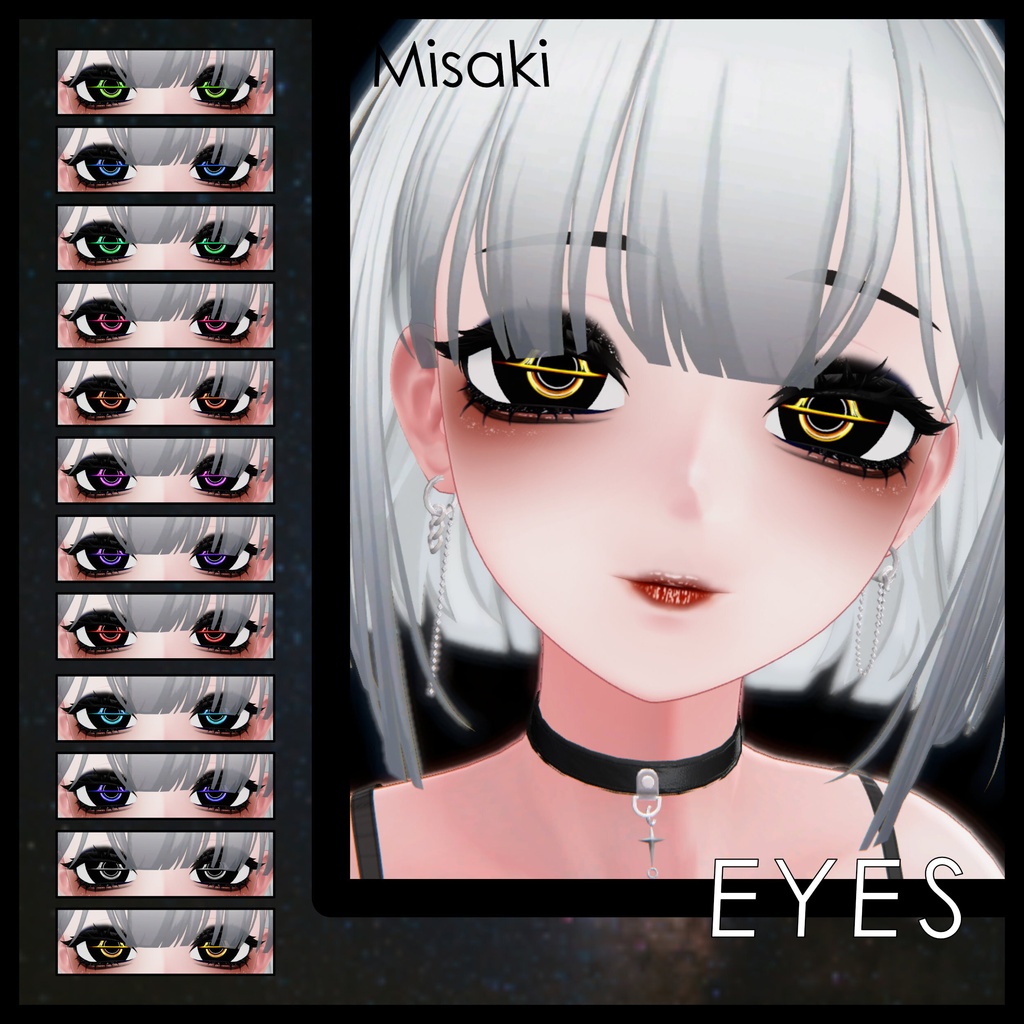 Update [Cazalis / カザリス] [Misaki / 海咲] [Mayo / まよ] [Kumaly / クマリ] [Euphorika / ユーフォリカ] ! [21 Avatars] Void Bringer Eyes and Make Up Textures 缩略图 40
