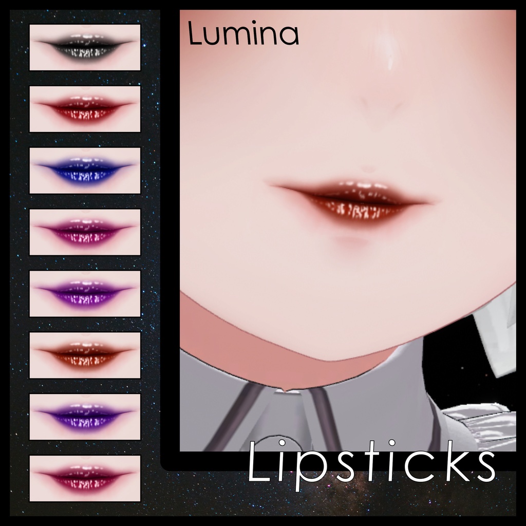 Update [Cazalis / カザリス] [Misaki / 海咲] [Mayo / まよ] [Kumaly / クマリ] [Euphorika / ユーフォリカ] ! [21 Avatars] Void Bringer Eyes and Make Up Textures 缩略图 29