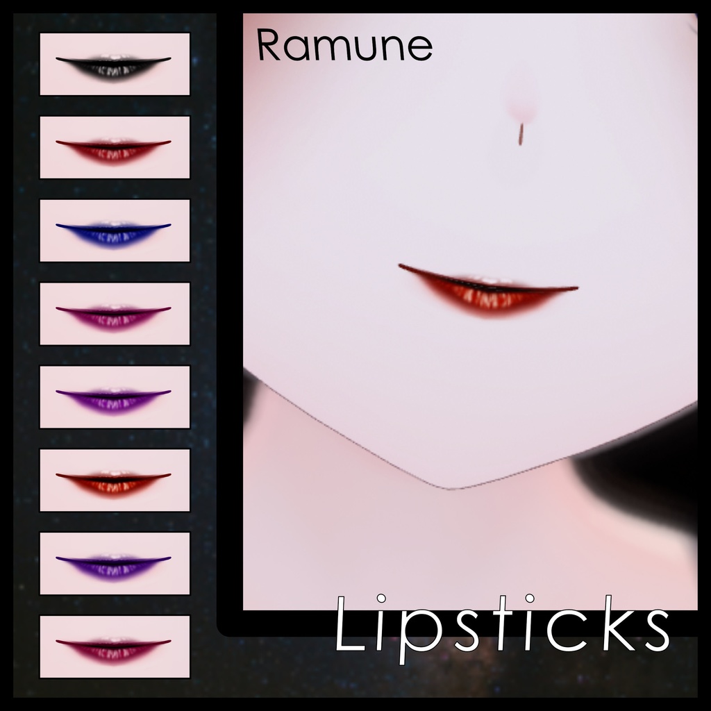 Update [Cazalis / カザリス] [Misaki / 海咲] [Mayo / まよ] [Kumaly / クマリ] [Euphorika / ユーフォリカ] ! [21 Avatars] Void Bringer Eyes and Make Up Textures 缩略图 35